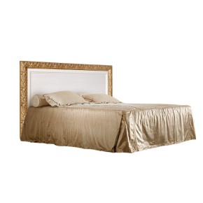 Кровать 2-х спальная (1,4 м) Тиффани штрих-лак/золото с подъемным механизмом (ТФКР140-2[7]) в Троицке - troick.ok-mebel.com | фото 1