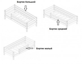 Кровать 2-х ярусная Сонечка с бортиками (лестница наклонная) в Троицке - troick.ok-mebel.com | фото 4