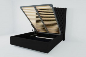 Кровать Берлин ЛЮКС с ПМ 900 (экокожа кольт ч) в Троицке - troick.ok-mebel.com | фото