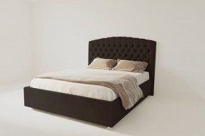 Кровать Берлин с ПМ 900 (экокожа коричневая) в Троицке - troick.ok-mebel.com | фото 2