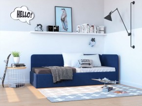 Кровать-диван Leonardo 160*70 (Синий) в Троицке - troick.ok-mebel.com | фото 6