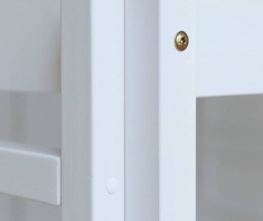 Кровать-домик двухъярусная 80*190 Белый в Троицке - troick.ok-mebel.com | фото 3