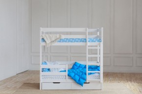 Кровать двухъярусная без крыши 80*160 Белый в Троицке - troick.ok-mebel.com | фото 4
