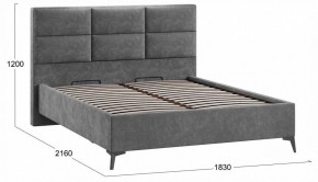 Кровать двуспальная Делана с ПМ Тип 1 в Троицке - troick.ok-mebel.com | фото 3