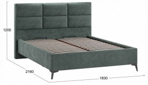 Кровать двуспальная Делана с ПМ Тип 1 в Троицке - troick.ok-mebel.com | фото 4
