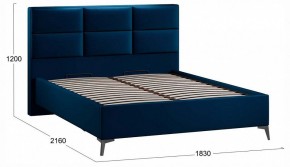 Кровать двуспальная Делана с ПМ Тип 1 в Троицке - troick.ok-mebel.com | фото 4