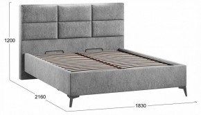 Кровать двуспальная Делана с ПМ Тип 1 в Троицке - troick.ok-mebel.com | фото 4