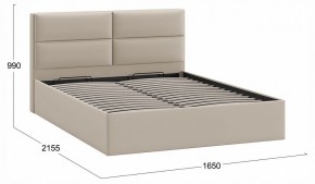 Кровать двуспальная Глосс с ПМ Тип 1 в Троицке - troick.ok-mebel.com | фото 4