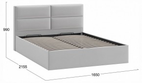 Кровать двуспальная Глосс с ПМ Тип 1 в Троицке - troick.ok-mebel.com | фото 4