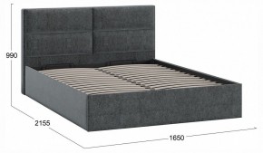 Кровать двуспальная Глосс с ПМ Тип 1 в Троицке - troick.ok-mebel.com | фото 4