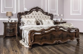 Кровать двуспальная Илона с мягким изголовьем (1800) караваджо в Троицке - troick.ok-mebel.com | фото