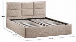 Кровать двуспальная Стелла с ПМ Тип 1 в Троицке - troick.ok-mebel.com | фото 2