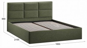 Кровать двуспальная Стелла с ПМ Тип 1 в Троицке - troick.ok-mebel.com | фото 4