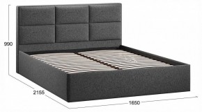 Кровать двуспальная Стелла с ПМ Тип 1 в Троицке - troick.ok-mebel.com | фото 4