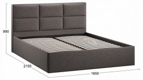 Кровать двуспальная Стелла с ПМ Тип 1 в Троицке - troick.ok-mebel.com | фото 4