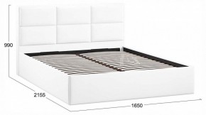 Кровать двуспальная Стелла с ПМ Тип 1 в Троицке - troick.ok-mebel.com | фото 4