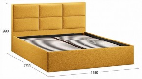 Кровать двуспальная Стелла с ПМ Тип 1 в Троицке - troick.ok-mebel.com | фото 4