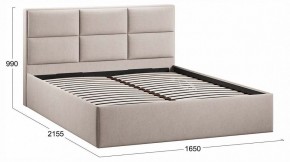 Кровать двуспальная Стелла с ПМ Тип 1 в Троицке - troick.ok-mebel.com | фото 4