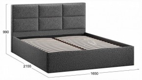 Кровать двуспальная Стелла с ПМ Тип 1 в Троицке - troick.ok-mebel.com | фото 4