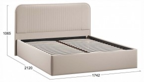 Кровать двуспальная Тиффани с ПМ Тип 1 в Троицке - troick.ok-mebel.com | фото 4