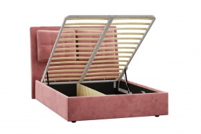 Кровать Ester 1400 с основанием и ПМ (Ультра коралл) Модель 311 в Троицке - troick.ok-mebel.com | фото 2