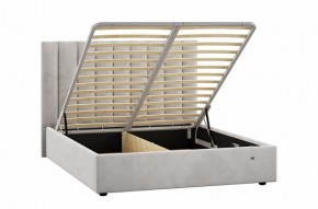 Кровать Ingrid 1600 с основанием и ПМ (Ультра Смог) Модель 312 в Троицке - troick.ok-mebel.com | фото 2