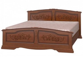 ЕЛЕНА Кровать из массива 1200 (Орех) в Троицке - troick.ok-mebel.com | фото