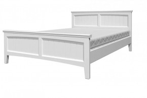 ГРАЦИЯ-4 Кровать из массива 1600 (Белый античный) в Троицке - troick.ok-mebel.com | фото