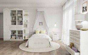 KI-KI КРД900.1 Кровать 900 (белый/белое дерево) в Троицке - troick.ok-mebel.com | фото 3