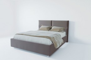 Кровать Корсика с ПМ 1200 (велюр темно-серый) в Троицке - troick.ok-mebel.com | фото 2