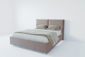 Кровать Корсика с ПМ 1600 (велюр серый) в Троицке - troick.ok-mebel.com | фото 2