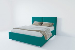 Кровать Корсика с ПМ 800 (велюр бирюзовый) в Троицке - troick.ok-mebel.com | фото 2