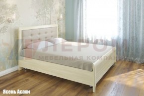 Кровать КР-2034 с мягким изголовьем в Троицке - troick.ok-mebel.com | фото 2