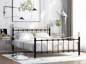 Кровать металлическая "Эльда" Черный/Золото в Троицке - troick.ok-mebel.com | фото