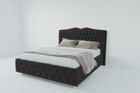 Кровать Нягань с ПМ 2000 (экокожа кольт ч) в Троицке - troick.ok-mebel.com | фото 2
