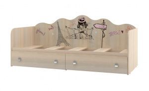 Кровать для детской КР24 Париж в Троицке - troick.ok-mebel.com | фото 1