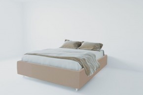 Кровать Подиум с ПМ 1200 (велюр серый) в Троицке - troick.ok-mebel.com | фото 1