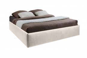 Кровать Подиум с ПМ 800 (экокожа белая) в Троицке - troick.ok-mebel.com | фото 2