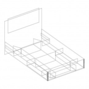 Кровать "Милана" БЕЗ основания 1200х2000 в Троицке - troick.ok-mebel.com | фото 4