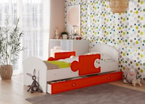 Кровать "Мозайка" на ламелях + бортики + ящики в Троицке - troick.ok-mebel.com | фото 3