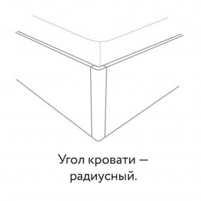 Кровать "Сандра" БЕЗ основания 1200х2000 в Троицке - troick.ok-mebel.com | фото 3