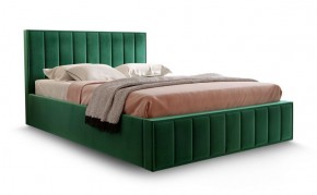 Кровать "Вена" 1400 СТАНДАРТ Вариант 1 Мора зеленый + ортопедическое основание на 5 опорах в Троицке - troick.ok-mebel.com | фото