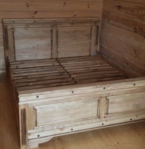 Кровать "Викинг 01" 1800 массив в Троицке - troick.ok-mebel.com | фото 2