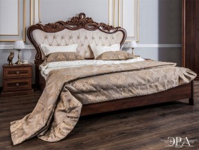 Кровать с мягким изголовьем Афина 1600 (караваджо) в Троицке - troick.ok-mebel.com | фото