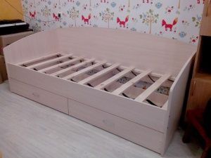 Кровать Соло-софа 1 с ящиками в Троицке - troick.ok-mebel.com | фото 2