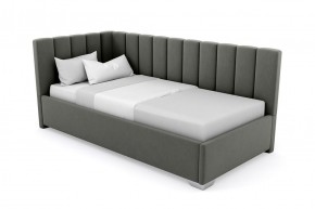 Кровать угловая Хлоя интерьерная +основание (120х200) в Троицке - troick.ok-mebel.com | фото 4