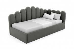 Кровать угловая Лилу интерьерная +основание (80х200) в Троицке - troick.ok-mebel.com | фото 4
