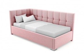 Кровать угловая Мия интерьерная +основание (120х200) в Троицке - troick.ok-mebel.com | фото 10