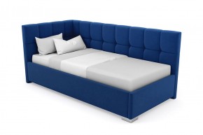 Кровать угловая Мия интерьерная +основание (120х200) в Троицке - troick.ok-mebel.com | фото 16