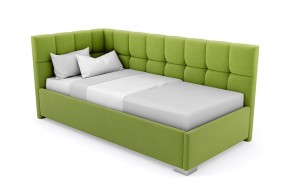 Кровать угловая Мия интерьерная +основание (120х200) в Троицке - troick.ok-mebel.com | фото 19